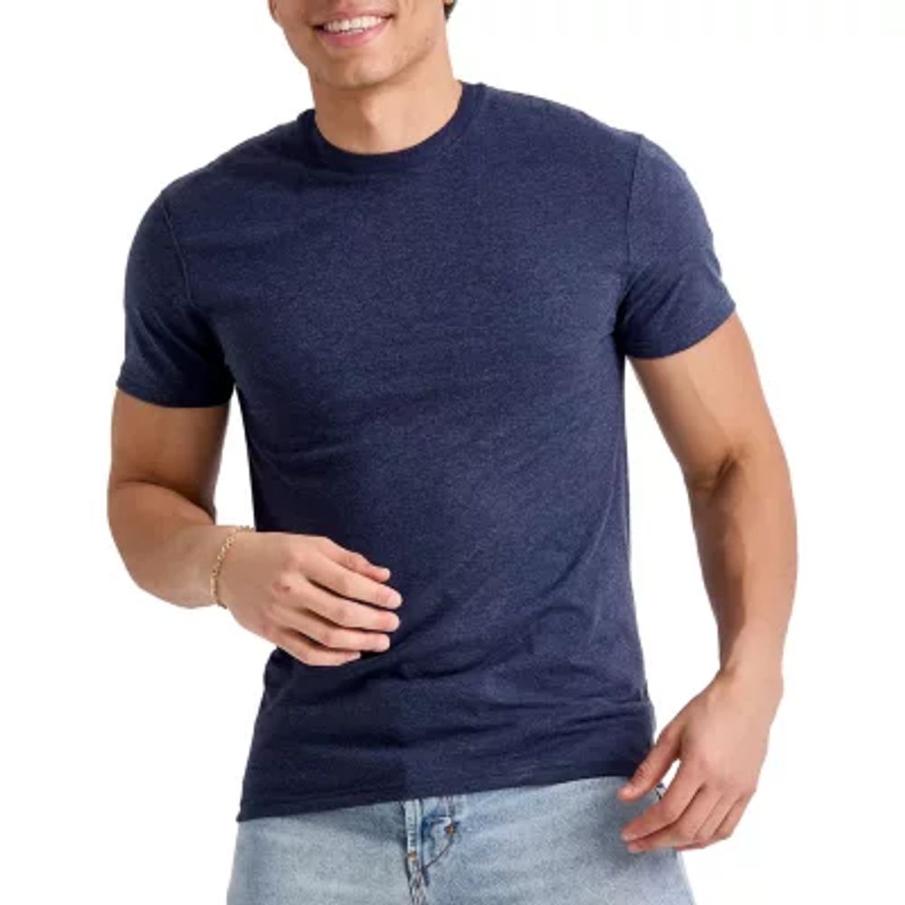 Hanes Mens Crew Neck Short Sleeve T-Shirt