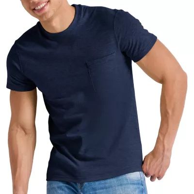 Hanes Mens Crew Neck Short Sleeve T-Shirt