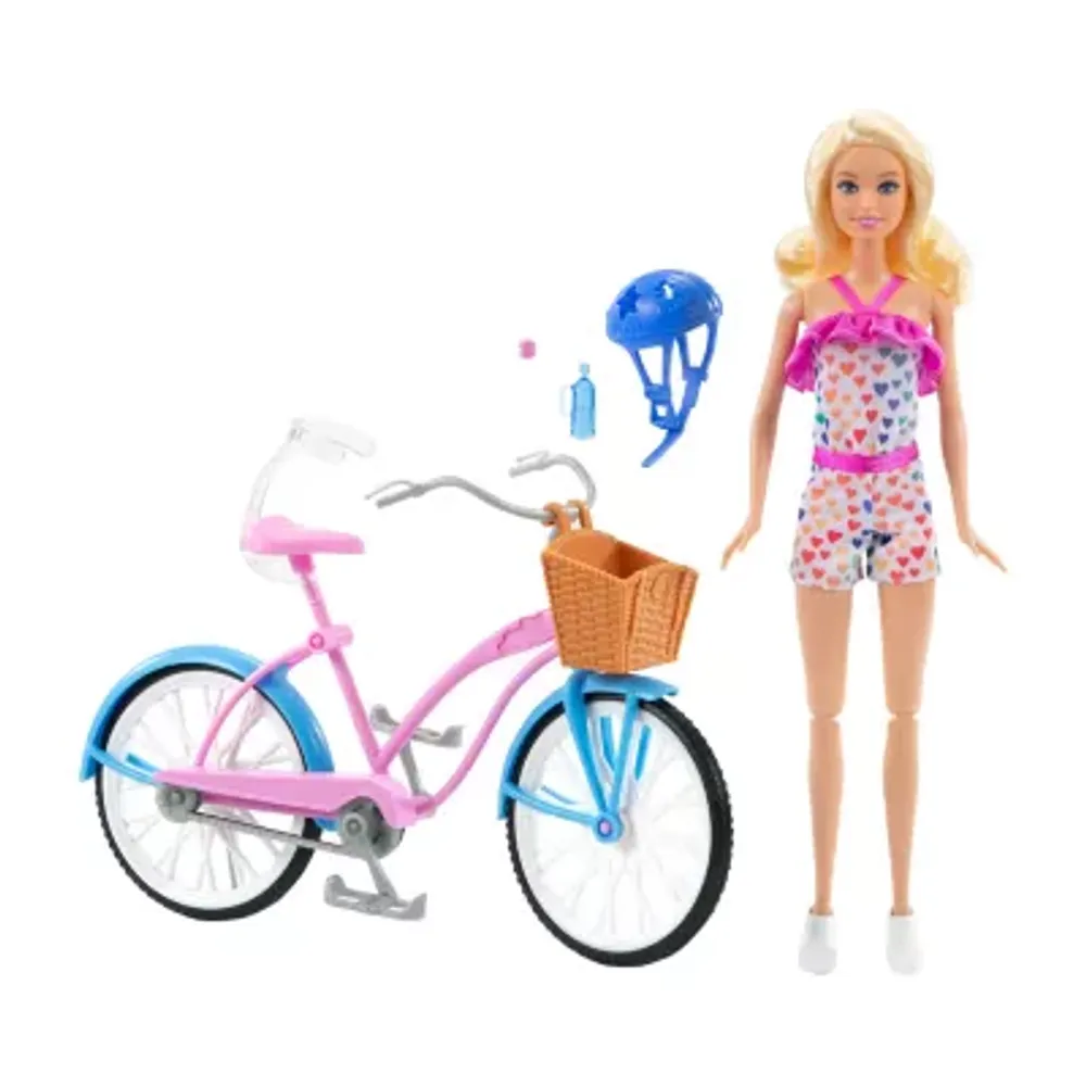 Barbie Doll and Bicycle Playset