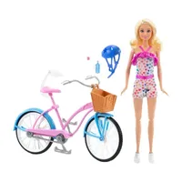 Barbie Doll and Bicycle Playset