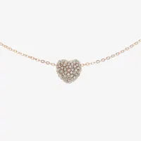 Monet Jewelry Heart 18 Inch Rolo Pendant Necklace