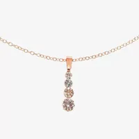 Monet Jewelry Rosegold Tone 15 Inch Rolo Pendant Necklace