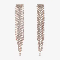 Monet Jewelry Rosegold Tone Chandelier Drop Earrings