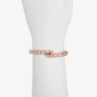 Monet Jewelry Rosegold Tone Bangle Bracelet