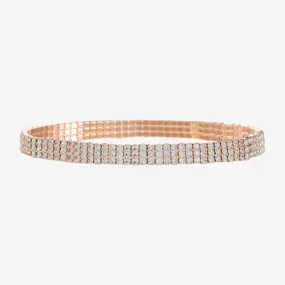 Monet Jewelry Rosegold Tone Stretch Bracelet