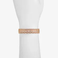 Monet Jewelry Rosegold Tone Stretch Bracelet