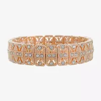 Monet Jewelry Rosegold Tone Stretch Bracelet