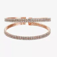 Monet Jewelry Rosegold Tone Cuff Bracelet