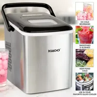 Igloo 26 Lb Self Cleaning Ice Maker with Carrying Handle