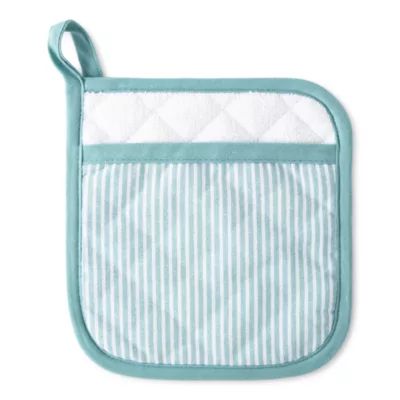 Cooks Chambray Stripe Pot Holder