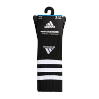 adidas Cushion 3 Pair Crew Socks Mens