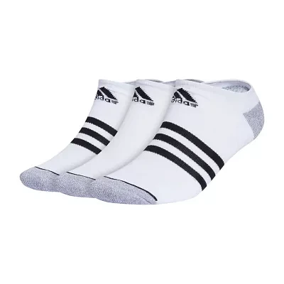 adidas Cushion 3 Pair No Show Socks Mens