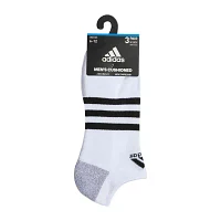 adidas Cushion 3 Pair No Show Socks Mens