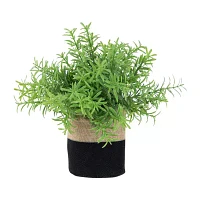 Northlight Green Leafy Foliage In Pot Artificial Plant