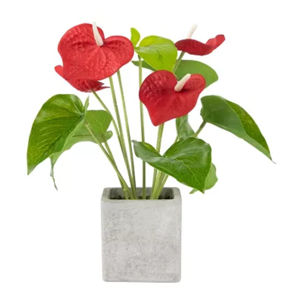 Northlight Floral  Plant In A Square Pot Artificial Plant