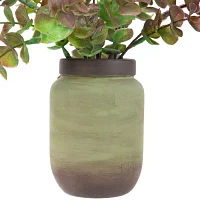 Northlight 2-Toned Eucalyptus Leaves In Pot Artificial Plant