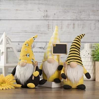 Northlight 10in Yellow And Black Bumblebee Gnome