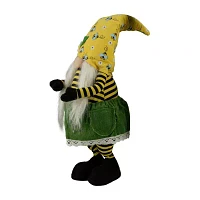 Northlight 19.25in Girl Bumblebee Daisy Hat Christmas Gnome