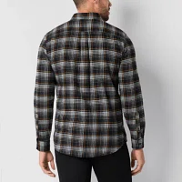 St. John's Bay Mens Classic Fit Long Sleeve Flannel Shirt