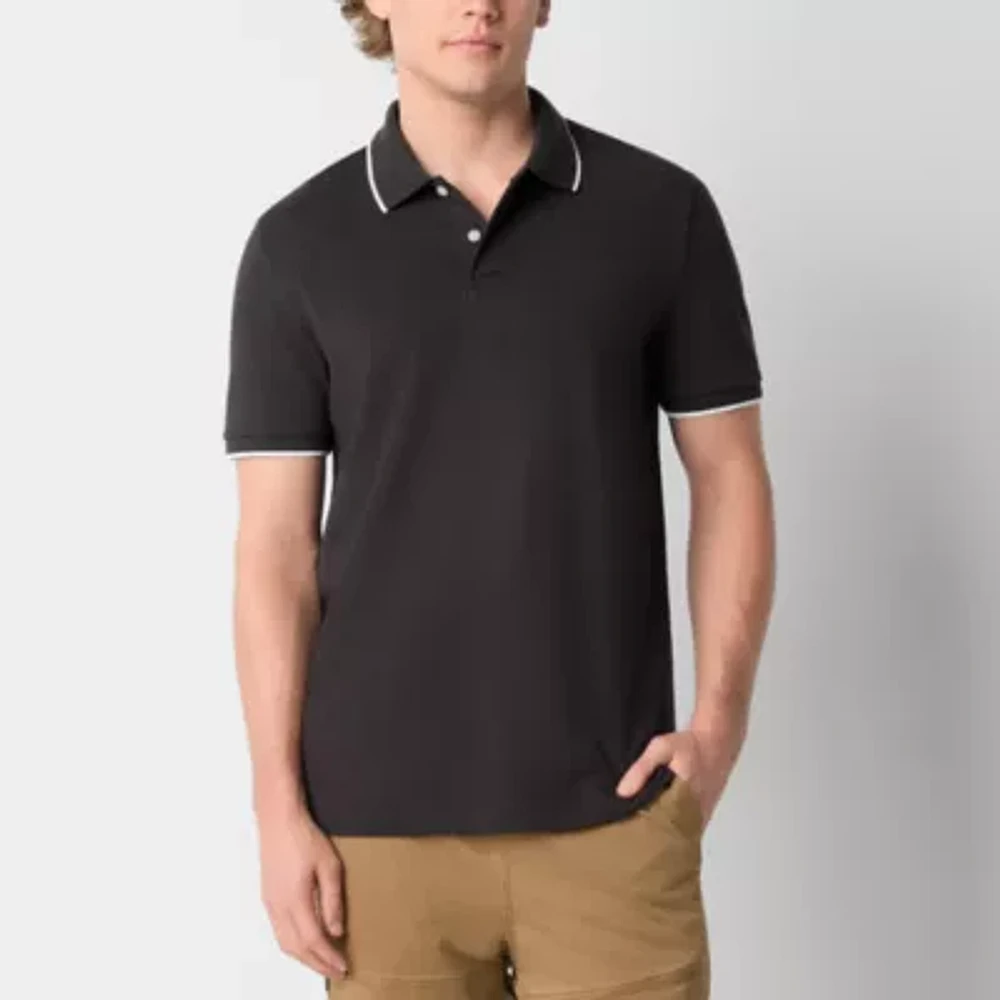 Arizona Mens Short Sleeve Tipped Polo