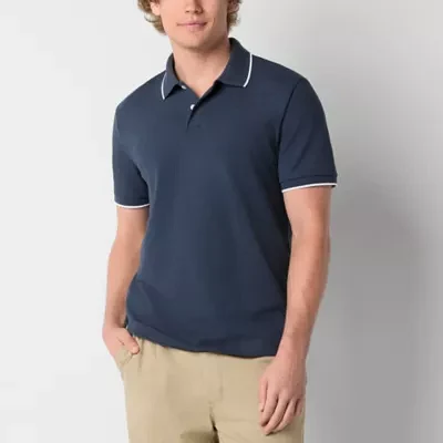 Arizona Mens Short Sleeve Tipped Polo
