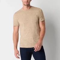 mutual weave Mens Crew Neck Short Sleeve Pocket T-Shirt