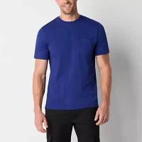 Stylus Mens Crew Neck Short Sleeve Pocket T-Shirt