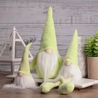 Northlight 16in Lime Green  Sitting Christmas Gnome