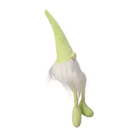 Northlight 16in Lime Green  Sitting Gnome