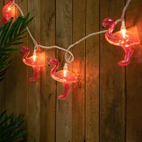 Northlight 10ct  Flamingo Patio Set String Lights