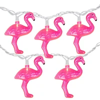 Northlight 10ct  Flamingo Patio Set String Lights