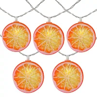 Northlight 10 Orange Slice Summer Led String Lights