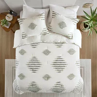 INK+IVY Tahli Cotton Blend 3-pc. Midweight Comforter Set