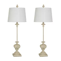 Stylecraft 34.25" Chantilly 2-pc. Lamp Set