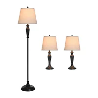 Stylecraft Traditional Elegance Ii 3-pc. Lamp Set