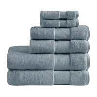 Madison Park Signature Turkish Oversized Cotton Solid 6-pc. Bath Towel Set