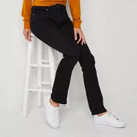 St. John's Bay-Tall Womens Mid Rise Bootcut Jean