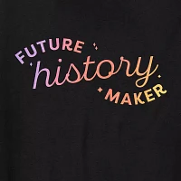 Hope & Wonder Women's History Month Big Little Girls 'Future Maker' Short Sleeve Graphic T-Shirt