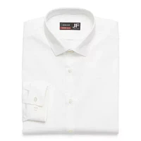 J. Ferrar Big Mens Regular Fit Easy Care Stretch Fabric Long Sleeve Dress Shirt