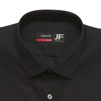 J. Ferrar Big Mens Regular Fit Easy Care Stretch Fabric Long Sleeve Dress Shirt