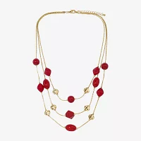 Mixit Womens 22 Inch Illusion Necklace