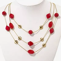 Mixit Womens 22 Inch Illusion Necklace
