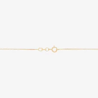 Womens 1/4 CT. T.W. White Cultured Freshwater Pearl 10K Gold Bell Flower Pendant Necklaces