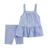 Carter's Baby Girls 2-pc. Short Set