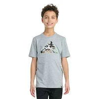 adidas Big Boys Crew Neck Short Sleeve Graphic T-Shirt