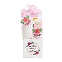 Alder Creek She Believed Wood Box Crate Food Set