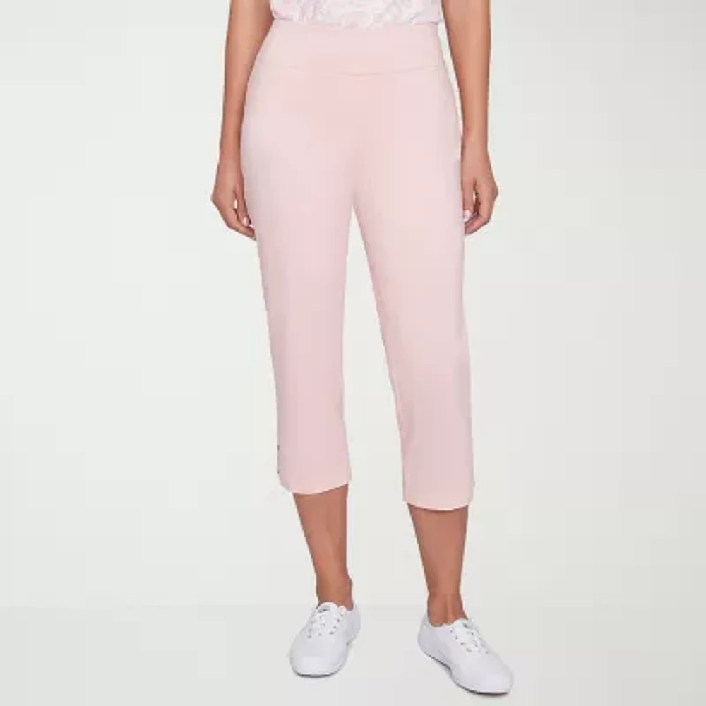 Hearts Of Palm Womens Mid Rise Capri Pants