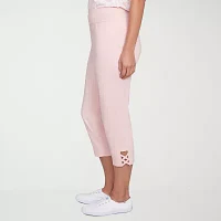 Hearts Of Palm Womens Mid Rise Capri Pants
