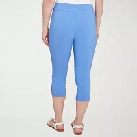 Hearts Of Palm Womens Mid Rise Capri Pants