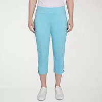 Hearts Of Palm Womens Mid Rise Capri Pant